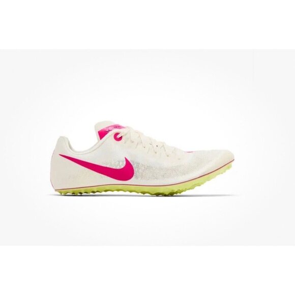 Nike JA Fly V4 Size 15 White Sail Hyper Pink Light Track Spikes DR2741-100, New